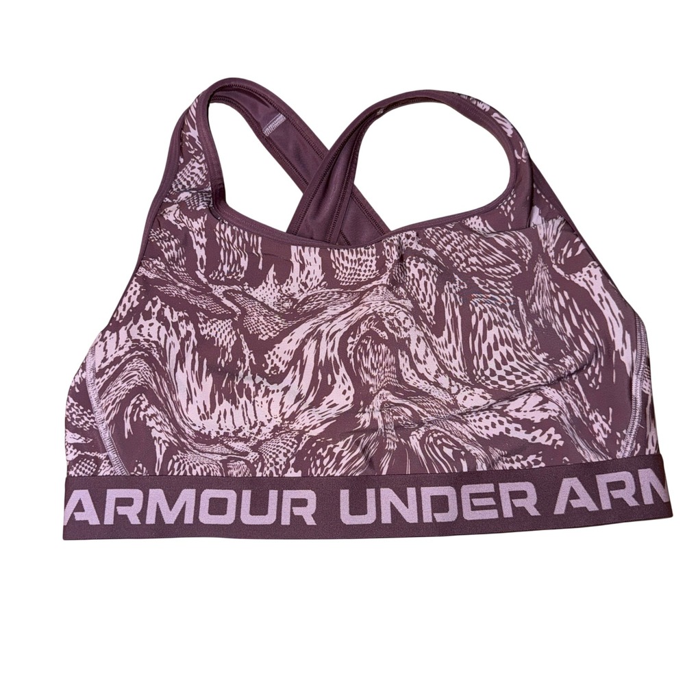Under Armour Womens Sports Bra Compression Athletic Workout Fitness Size 1X